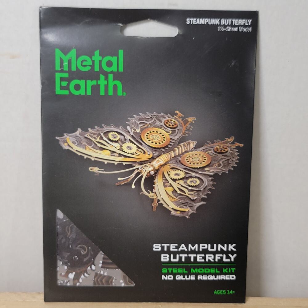 Metal Earth Steampunk Butterfly - NEW / SEALED